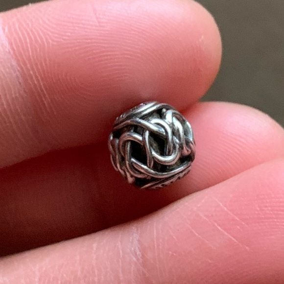 Retired Pandora Essence Collection Friendship Charm Sterling Silver - Picture 5 of 8